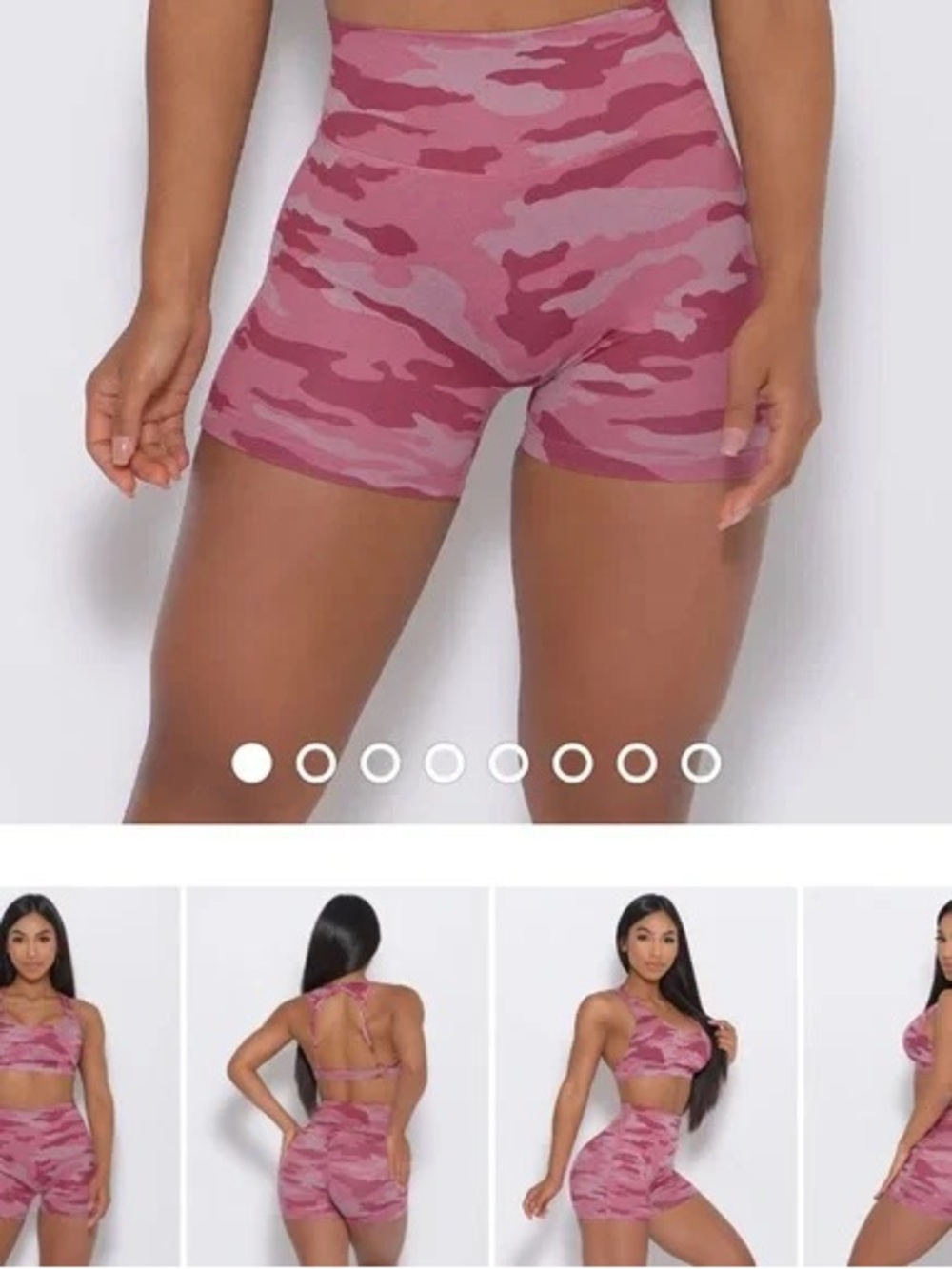 Bombshell Sportswear - Fit Shorts - Hibiscus Camo - Medium